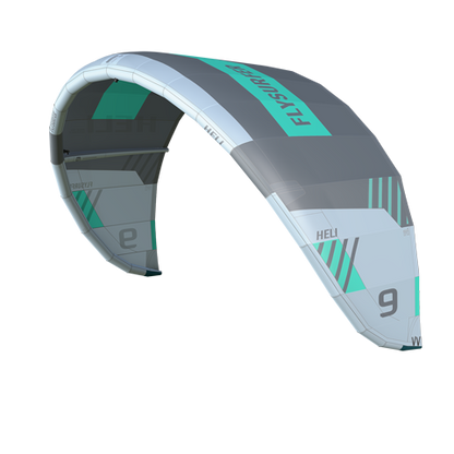 Flysurfer HELI 9.0 – 3-strut LEI performance freeride kite rendering