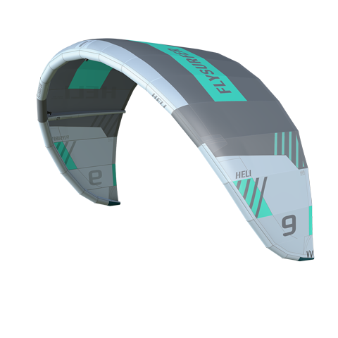 Flysurfer HELI 9.0 – 3-strut LEI performance freeride kite rendering